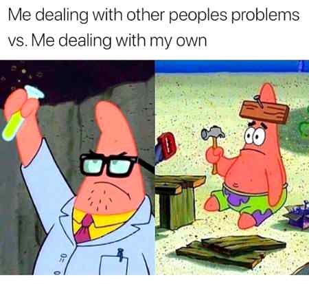 Not serious in own case