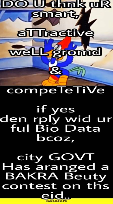 Funny post, fun post