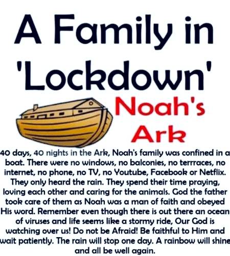 Lockdown post, lockdown social media post
