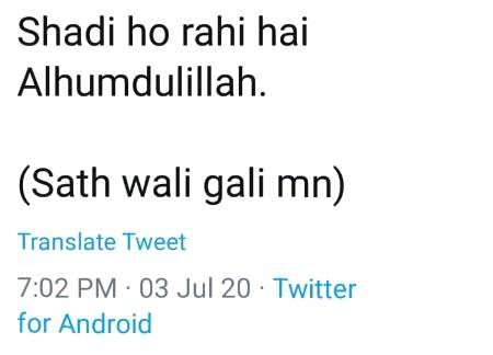 Social media post