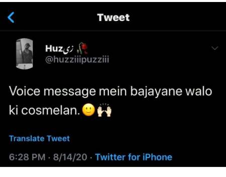 Social media post