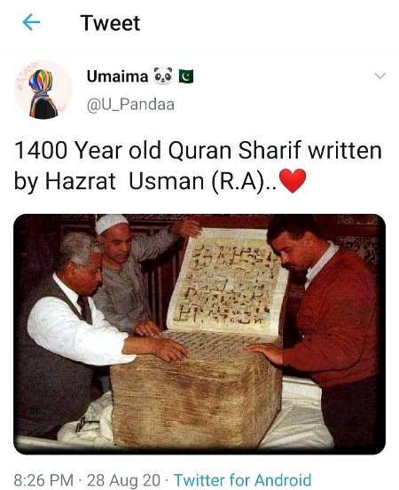 Social media post