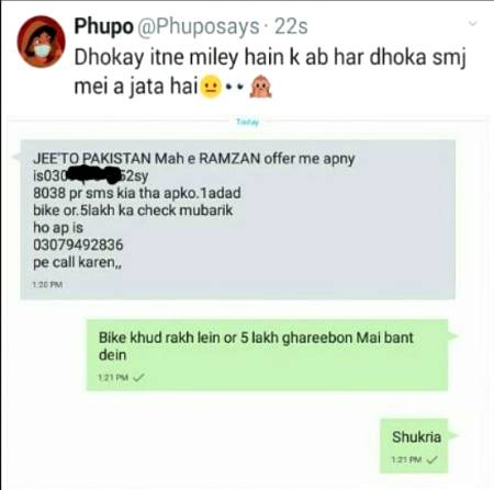Social media post