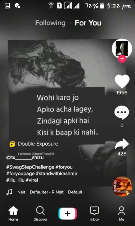 Social media post