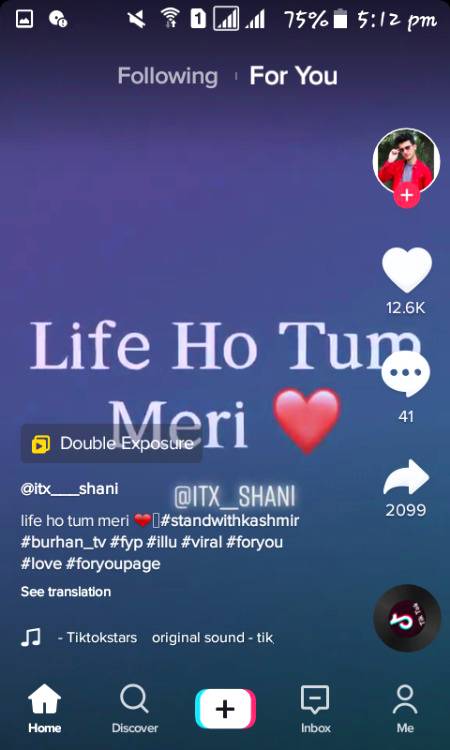 Social media post
