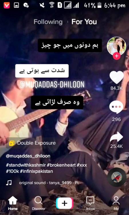 Social media post