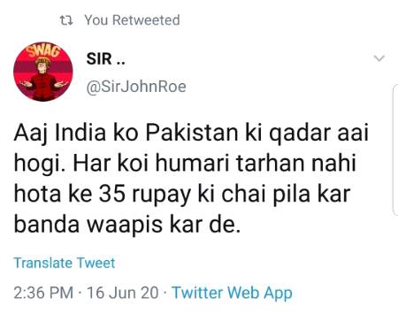 Social media post