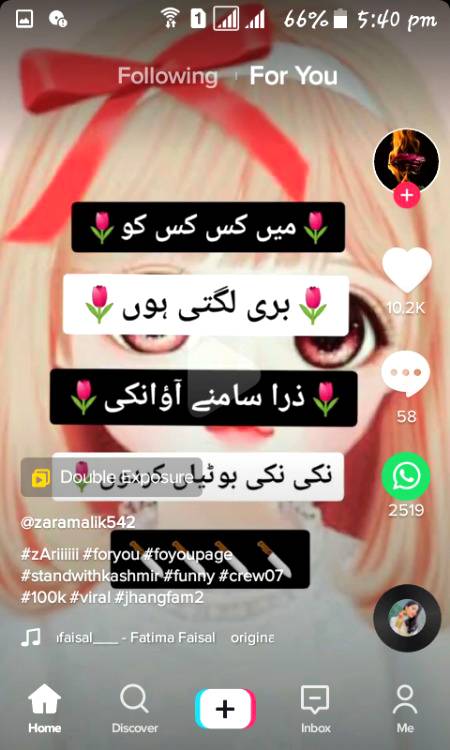 Social media post