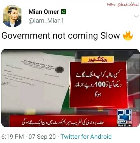 Social media post