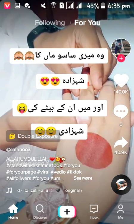 Social media post