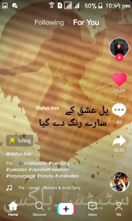 Social media post