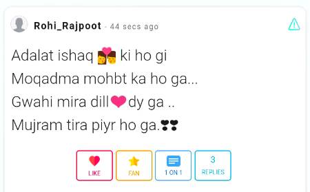 Social media post