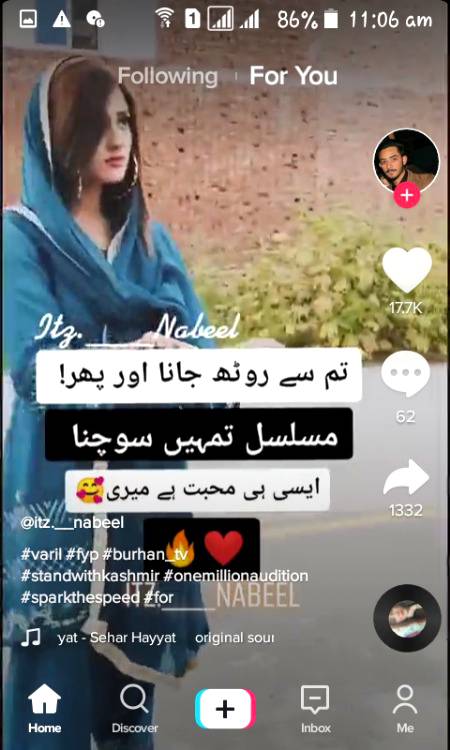 Social media post
