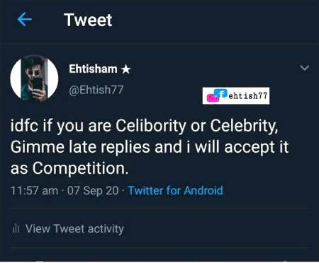 Social media post