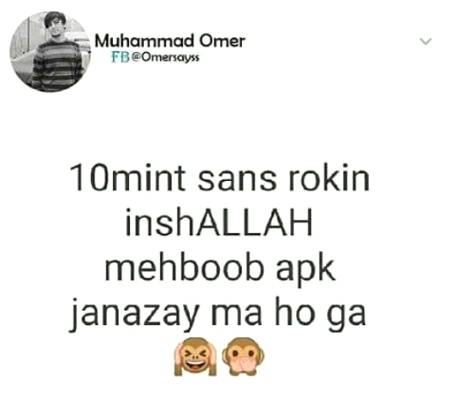 Social media post