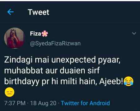 Social media post
