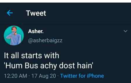 Social media post