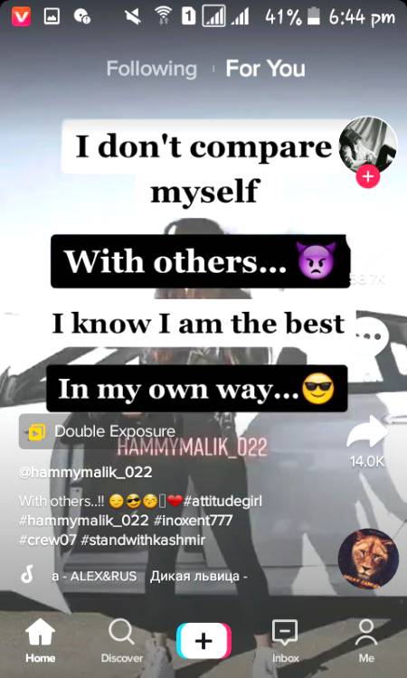 Social media post