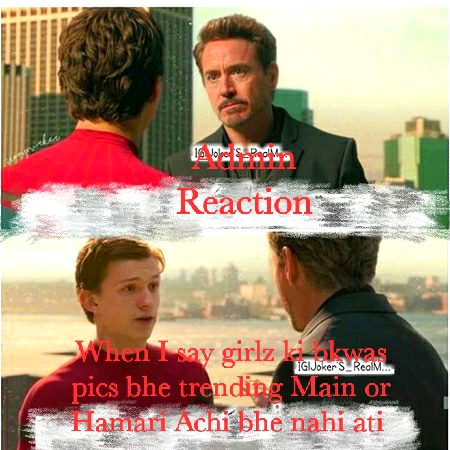 Admin shb kuch khayal kro