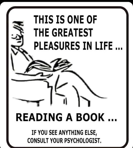 Reading a book