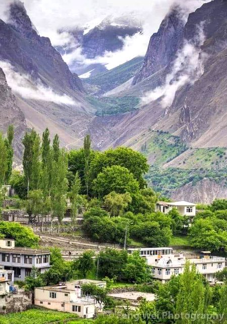 Beautiful  view of hunza