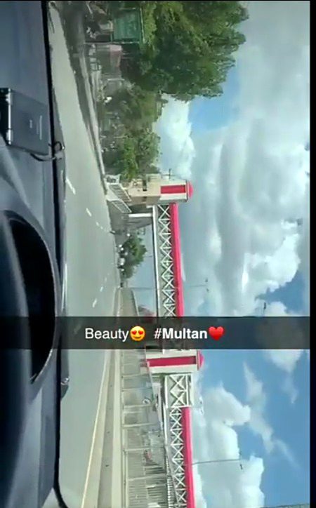 WWoww look at the view in multan ..