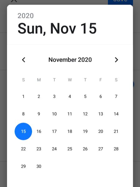 15 Nov .