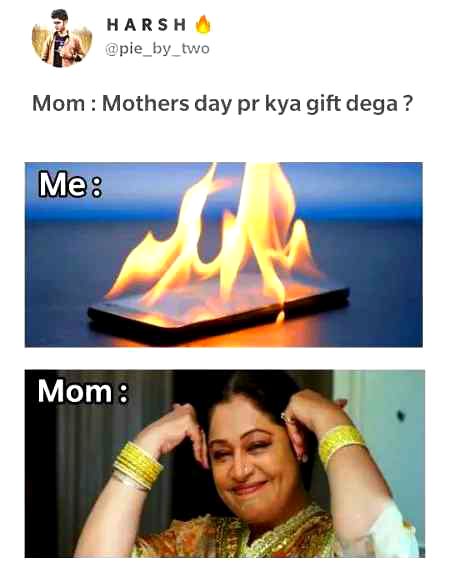 Laughed too..Hr Maa ki khawahish sach main koi shak nhin hai b day gift hai bestest mama ke liye try krna kbhi ap ..laughed