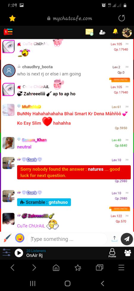 Join and enjoy  make new friends and listen rjs show and chat masti with  friends  link mil jay ga ap jis ki chai