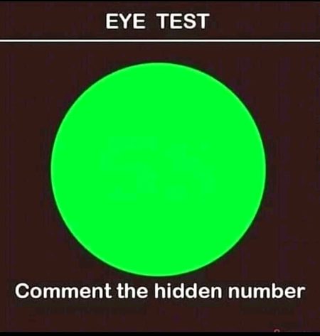Comment hidden number....