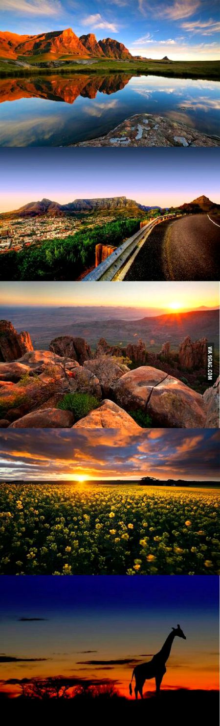 SO SOUTH AFRICA HAS BEEN VOTED THE MOST BEAUTIFUL COUNTRY IN THE WORLD...