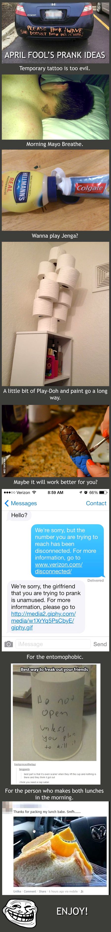 Laughed to see..Prank ideas