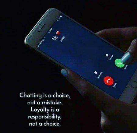 Loyalty is responsibility