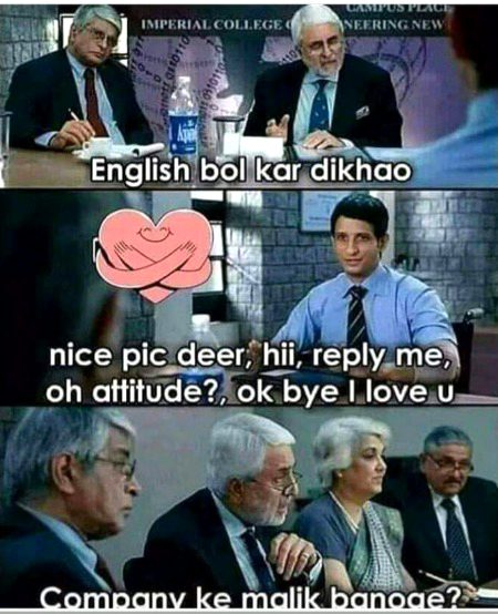 Ops laughed ..Baton baton main kia keh dia ..after This look at the question of CEOS ..