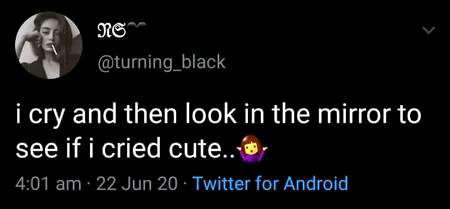 Laughed..I m kidding myself