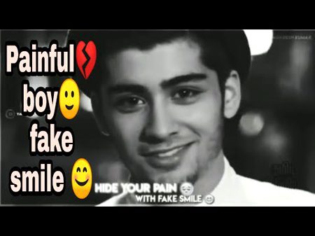 Hide ur pain with fake smile...