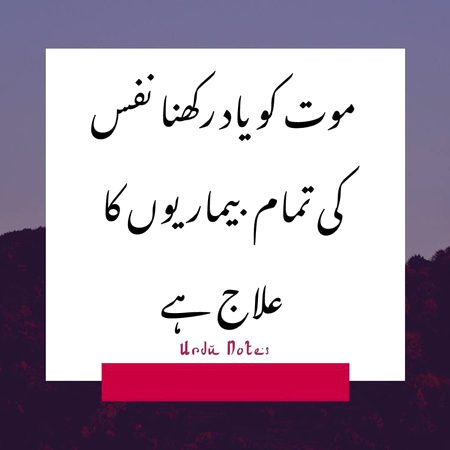 Beshaq hum to har wqt yad krte hai moat ko...