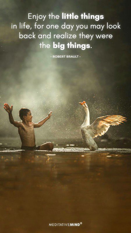 Han na enjoy the little things it will give u joyful life ..