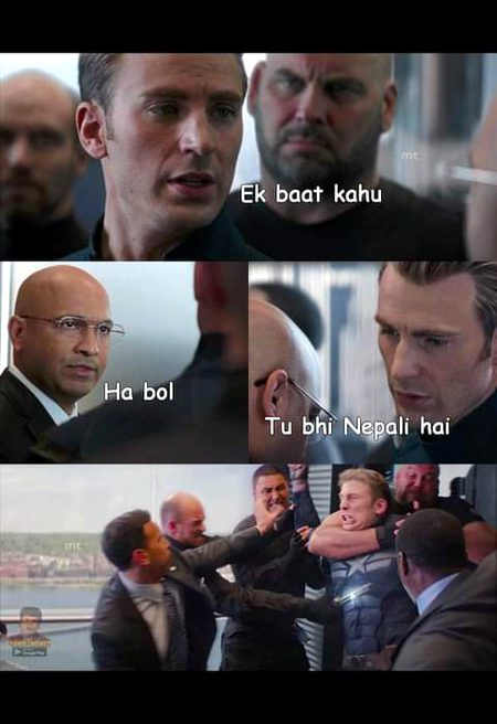 OMG ..Nipali mat kahen gussa a jaega sach main nipali look angry bird ki trha face bana deti hai ..laughed