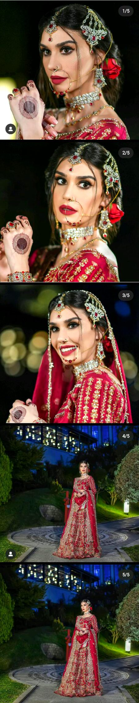 Burçu kiratli bridal shoot for Pakistan🌸