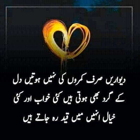 Dil ke dewaro or un me qaid  hasraty
