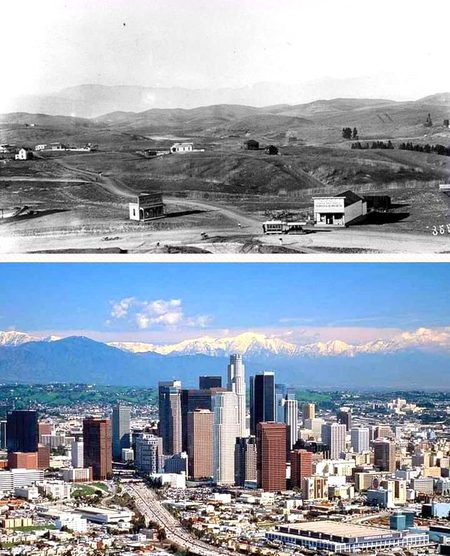 Los Angeles, 100 years difference