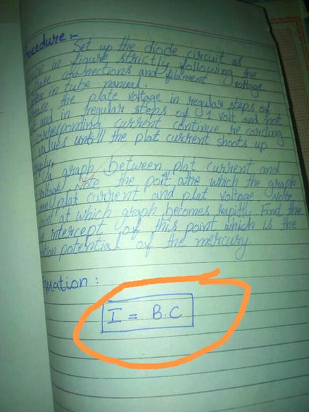 Ya kn si equation hai?