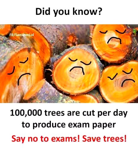 Say no to exams