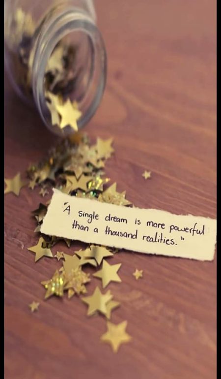 A single dream is more powerful ❤️😍