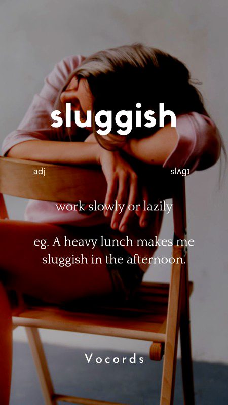 Word with their explanatory meaning nd example too