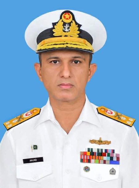 The President of Pakistan has been pleased to appoint Vice Admiral Muhammad Amjad Khan Niazi as Chief of the Naval Staff and promoted him to the rank of Admiral. 🇵🇰