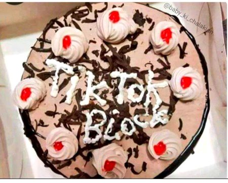 Tiktok Banned ka cake khata ha kis ny