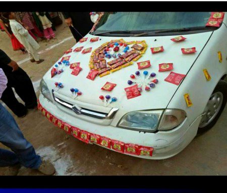 My Freinds Car decorated with CoCoMo
