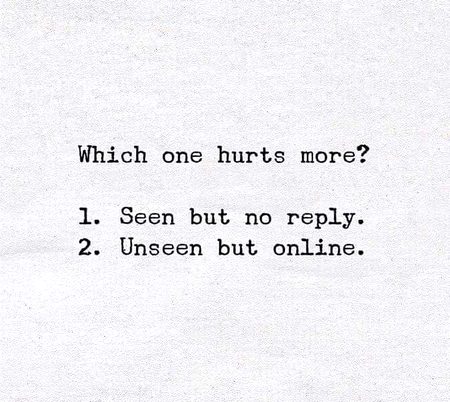 What hurts you more me both😑😑😊